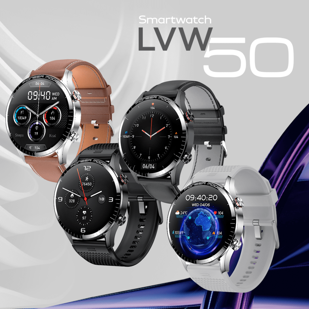 Três versões do Smartwatch LVW 50